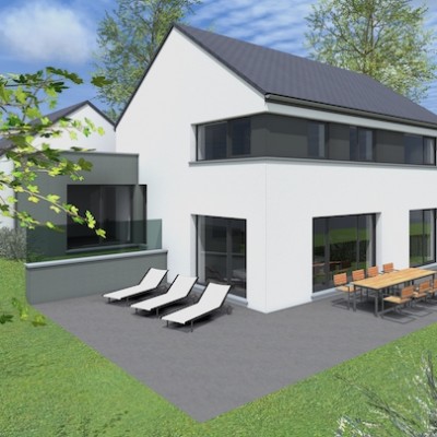 Maison très basse énergie dans la province du Luxembourg : Enhanced 006